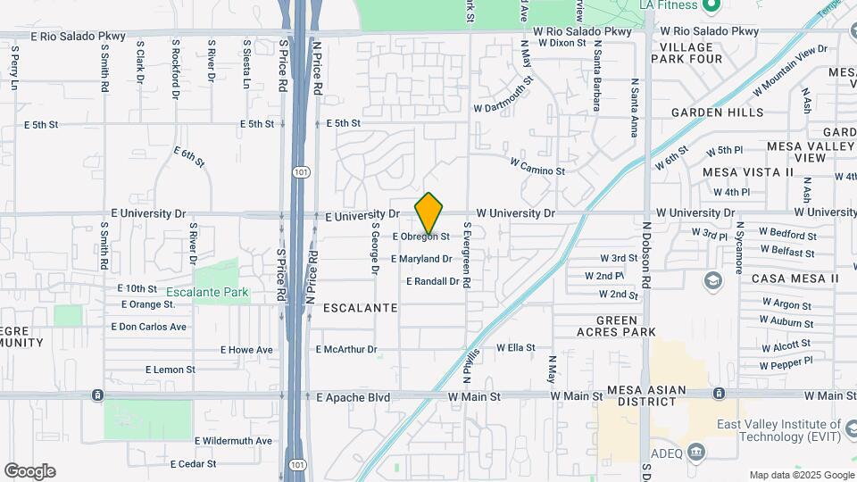 2503 E Obregon St Mapa y Detalles de la Ubicación