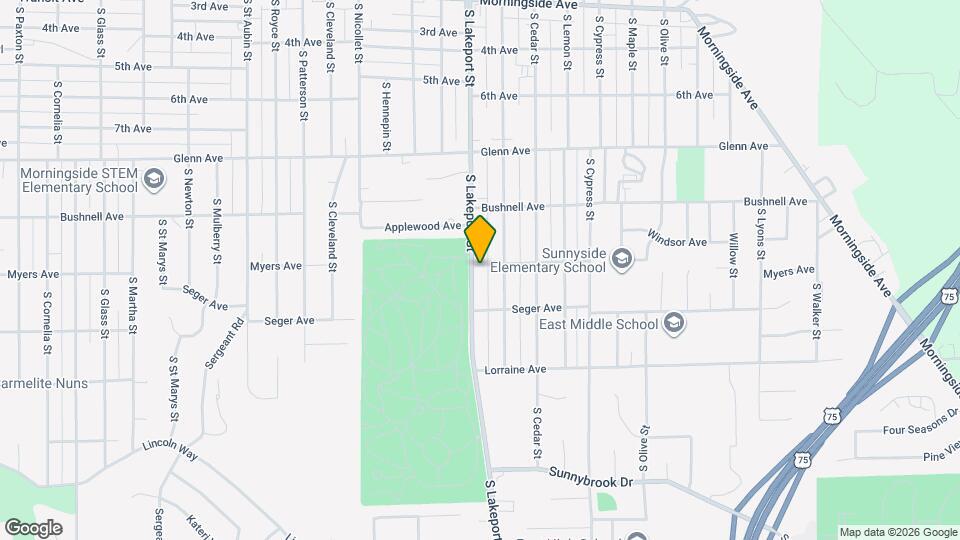 2702 S Lakeport St Map and Location Details