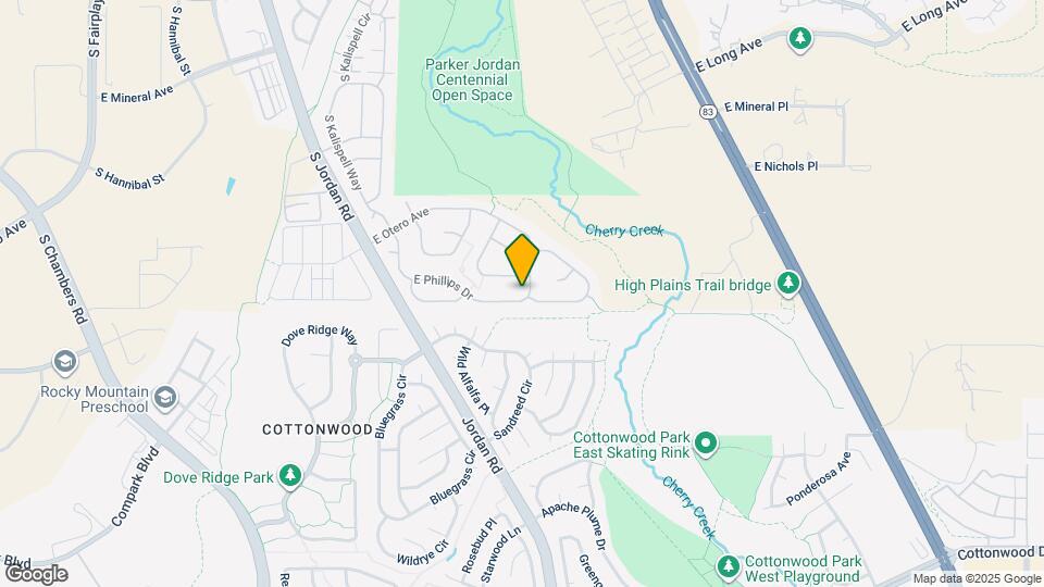 16491 E Phillips Dr Map and Location Details