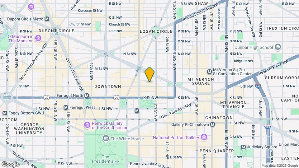 1313 L St NW, Unit FL3-ID939 Map and Location Details