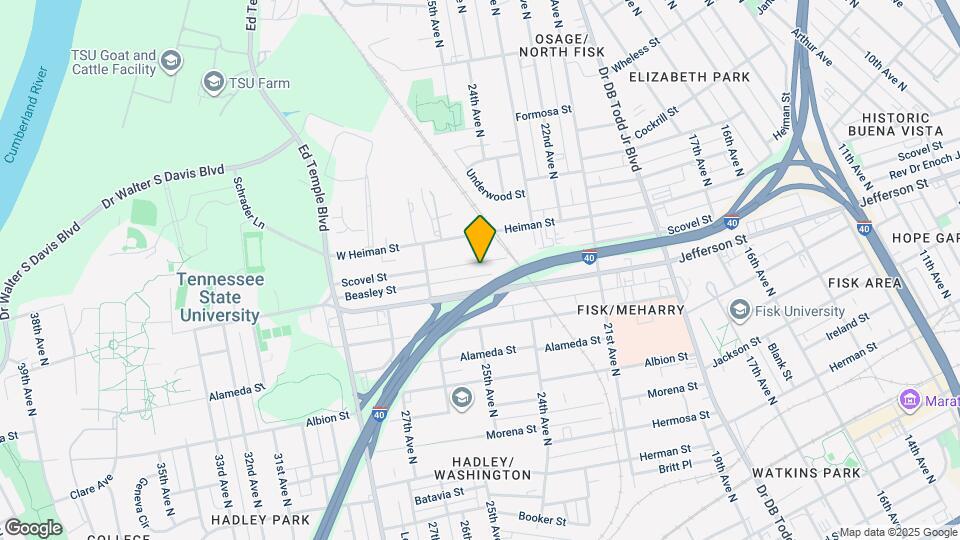 2417 Scovel St Map and Location Details