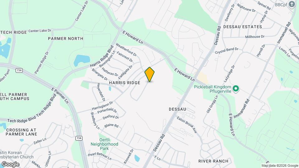 1504 Weatherford Dr Map and Location Details