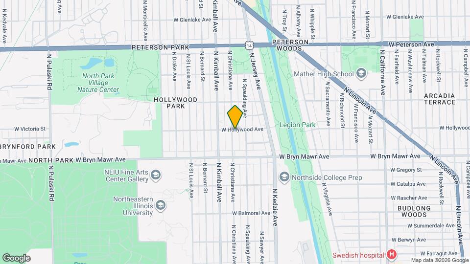 5653 N Christiana Ave, Unit 3 Map and Location Details