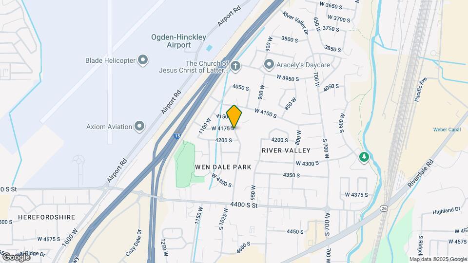 4177 S 1000 W Map and Location Details