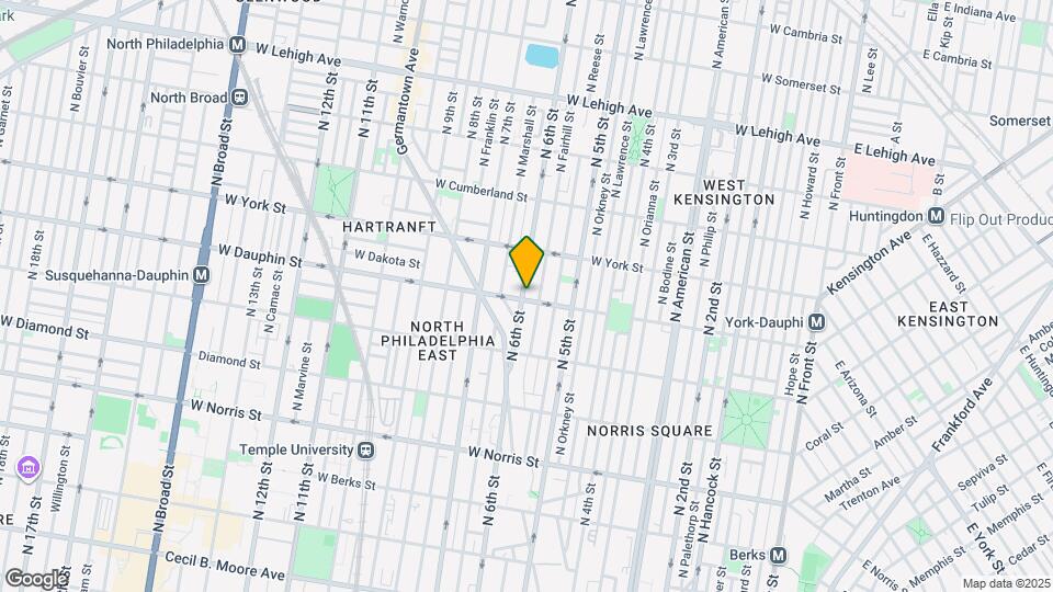 2301 N 6th St Map and Location Details