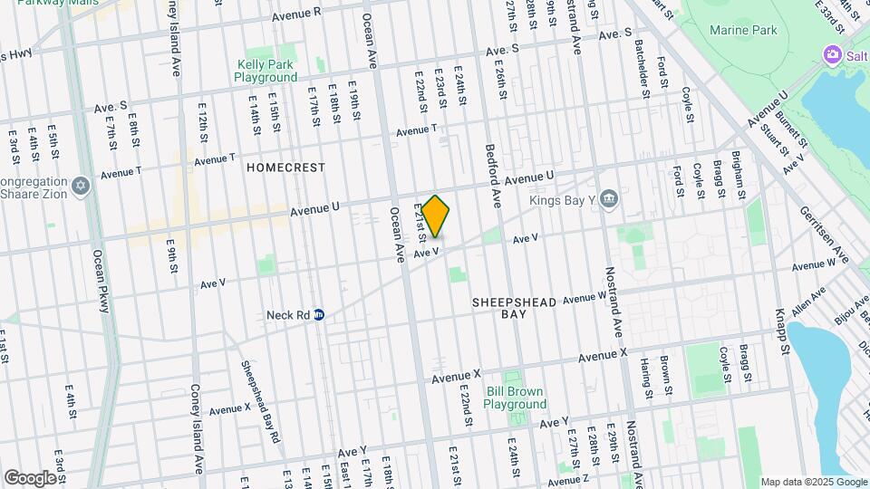 2113 Avenue V Map and Location Details