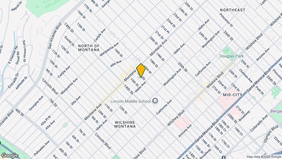 844 16th St Map and Location Details