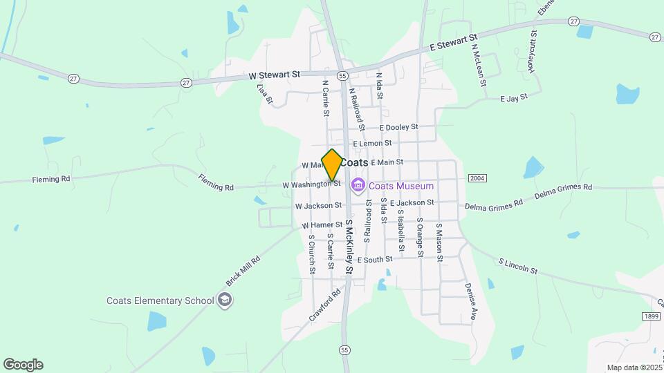 51 W Washington St Map and Location Details