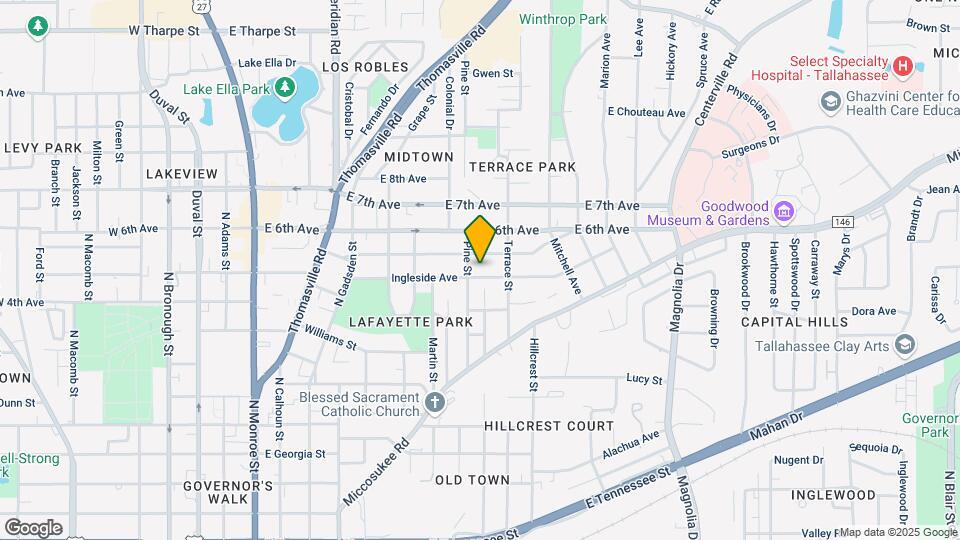 712 Ingleside Ave Map and Location Details