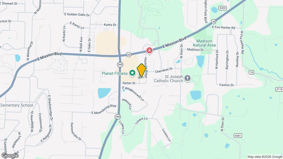 1754 Pointer Ln Map and Location Details