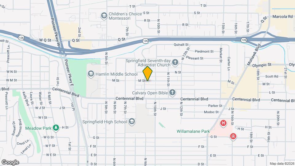 1343 N 9th St Map and Location Details