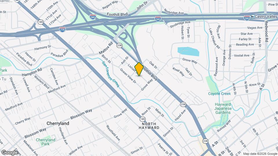 21391 Locust St, Unit 1 Map and Location Details