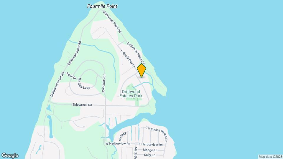 604 E Shipwreck Rd Map and Location Details