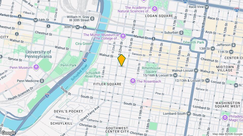 2130 Locust St Map and Location Details