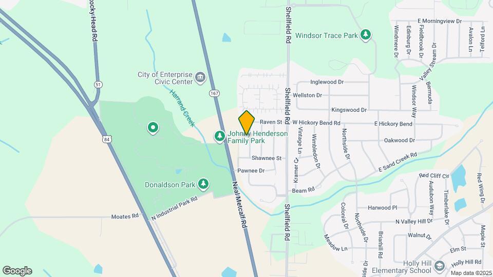 1951 Redhawk Dr Map and Location Details