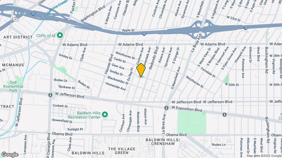 2808 S Cloverdale Ave, Unit 2808 3.4 Mapa y Detalles de la Ubicación