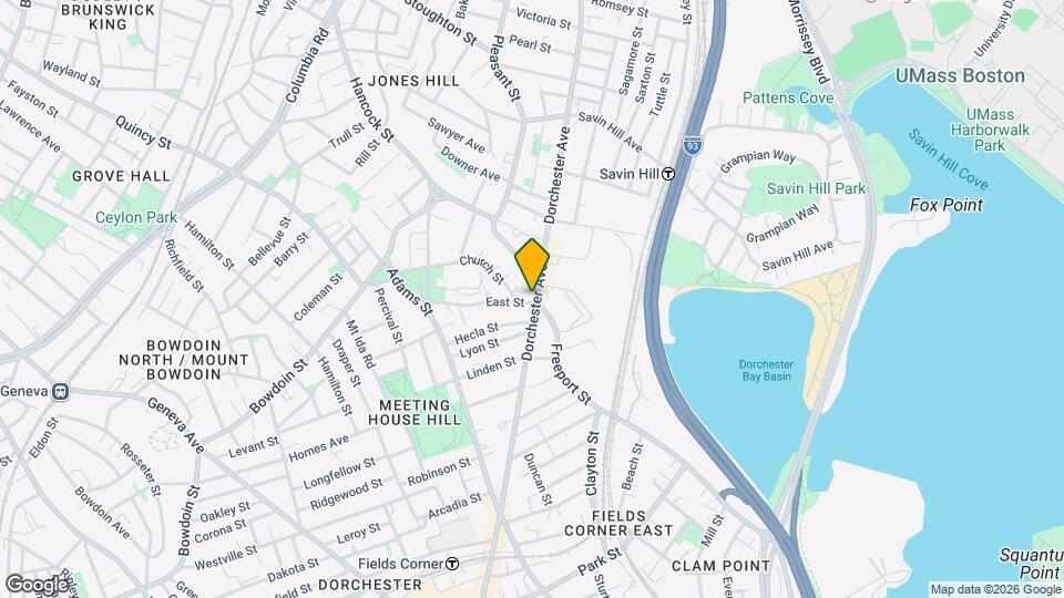 1259-1261 Dorchester Ave Map and Location Details