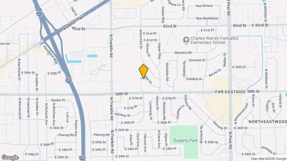 3841 Harvest Ave Map and Location Details