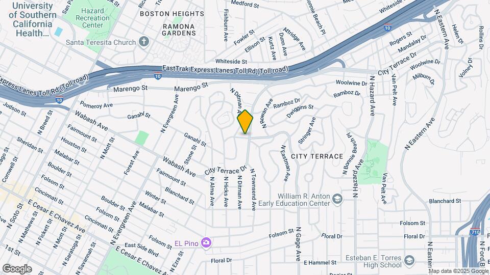 3427 Pomeroy St Map and Location Details