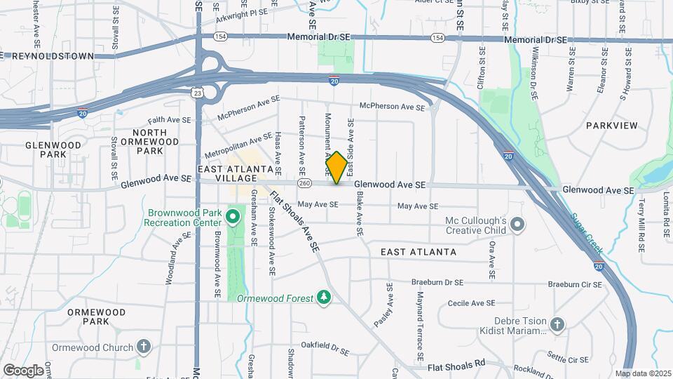 1411 Glenwood Ave SE Map and Location Details