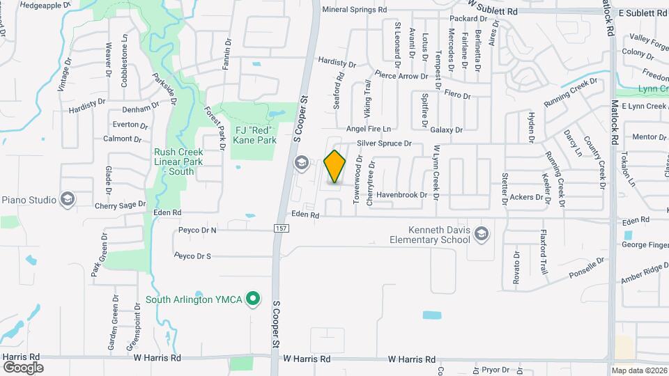 1110 Orangewood Ln Mapa y Detalles de la Ubicación