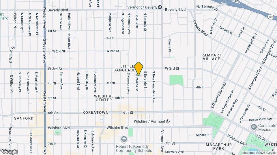 338 S Catalina St Map and Location Details