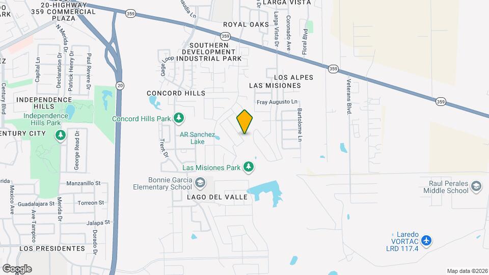 5427 Granja Dr Map and Location Details