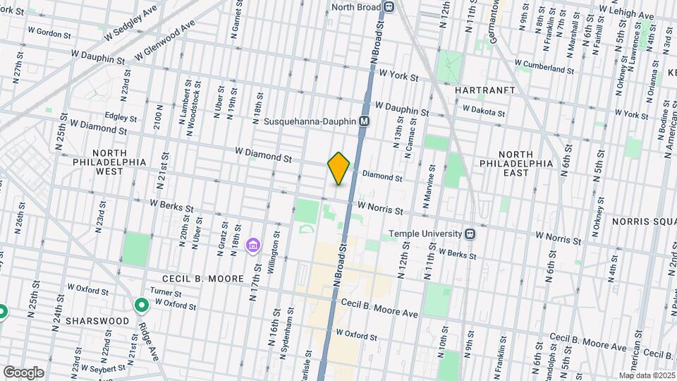 2019 N Carlisle St Map and Location Details