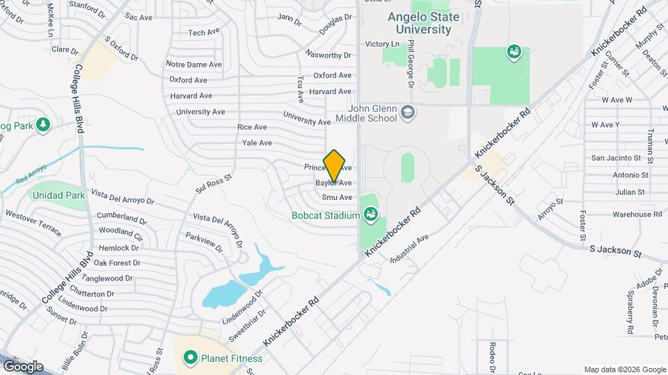 2485 Baylor Ave Map and Location Details