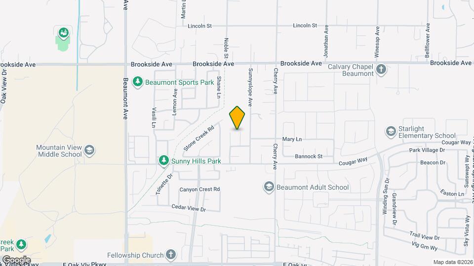 1677 Mesquite Vista Mapa y Detalles de la Ubicación