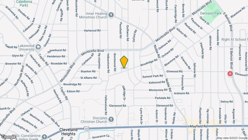 3709 Woodridge Rd Map and Location Details