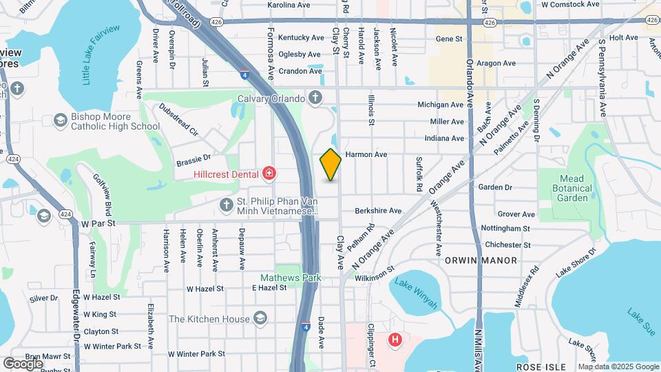 1858 Cornell Ave Mapa y Detalles de la Ubicación