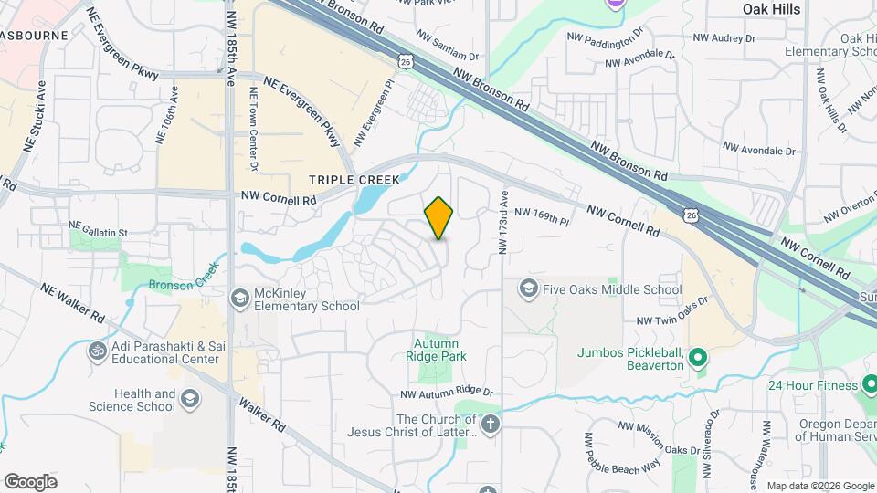17570 NW Shorewood Dr Map and Location Details