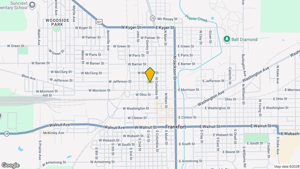 453 Gentry St Map and Location Details