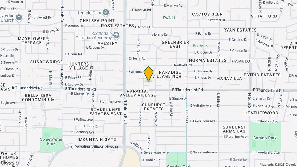 4912 E Ludlow Dr Map and Location Details