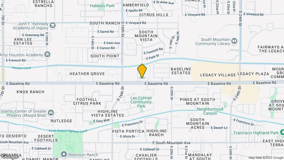 Haven at South Mountain Apartments Mapa y Detalles de la Ubicación