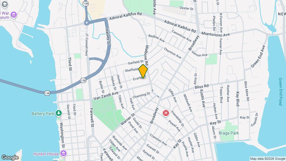 147 Evarts St Map and Location Details