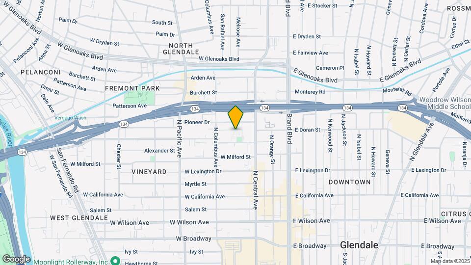 331 W Doran St Map and Location Details