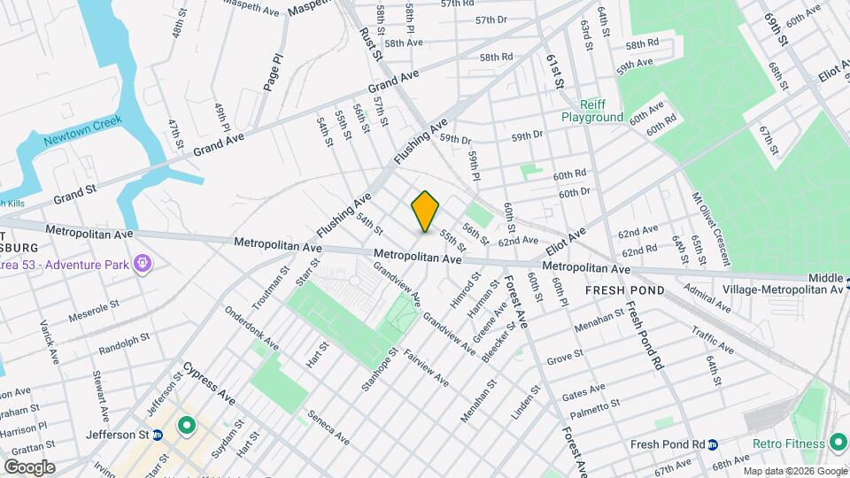 5430 Arnold Ave Mapa y Detalles de la Ubicación