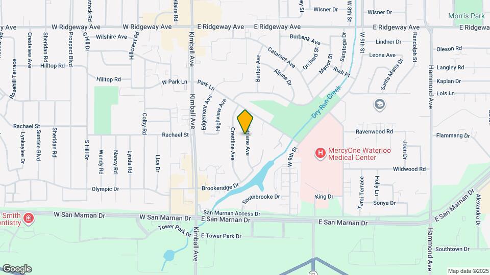 2736 Fairlane Ave Mapa y Detalles de la Ubicación