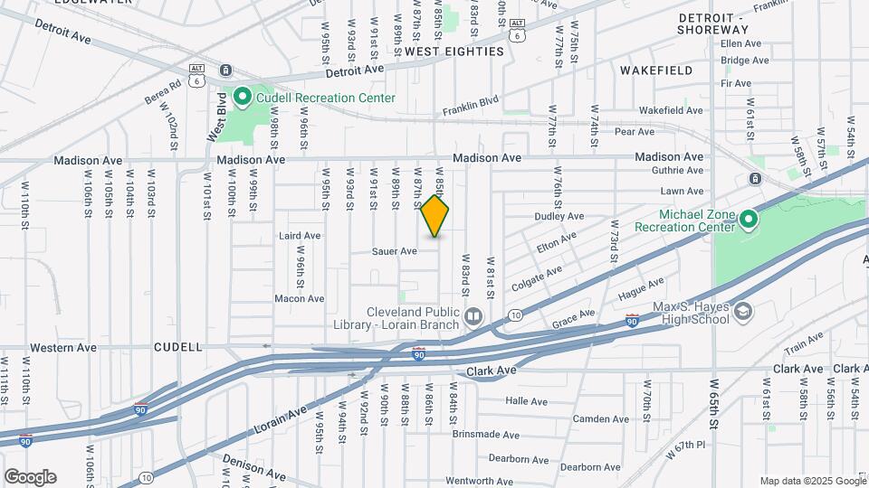 2110 W 85th St Map and Location Details