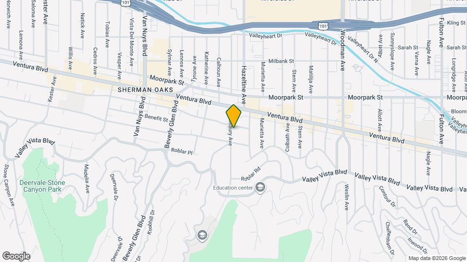 4230 Stansbury Ave Map and Location Details