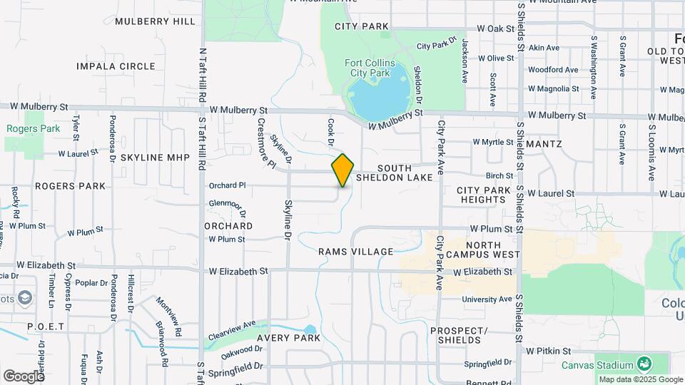 1401 Broadview Pl Map and Location Details