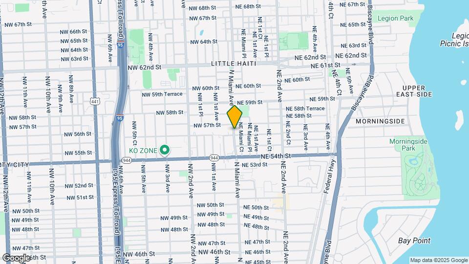 5619 N Miami Ave Map and Location Details