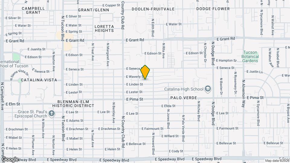 3221 E Linden St Map and Location Details