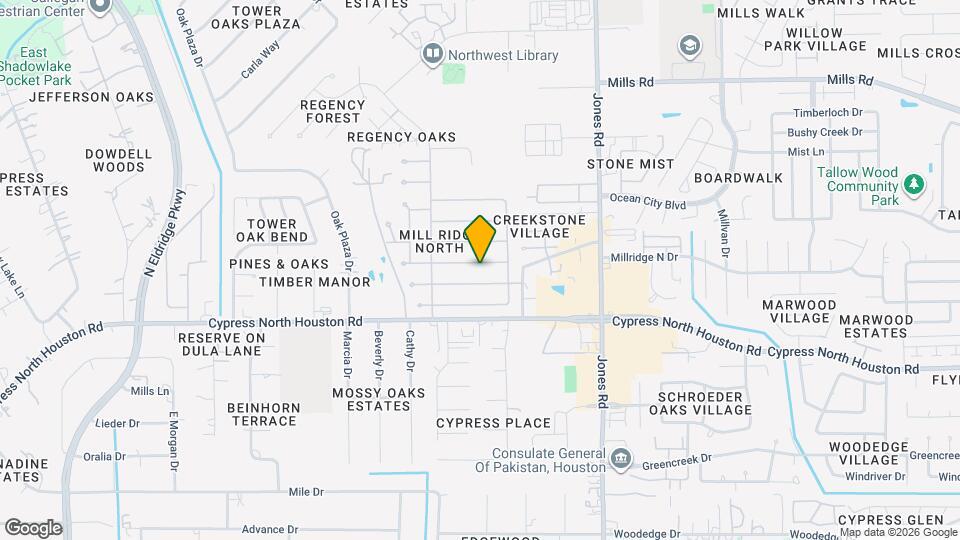 11223 Willow Field Dr Map and Location Details