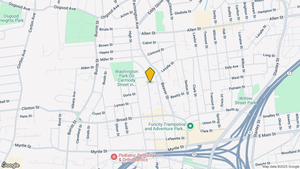 313 High St Mapa y Detalles de la Ubicación
