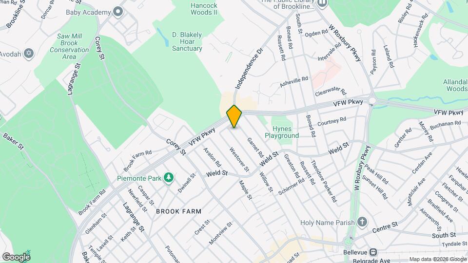 259 Willow St Map and Location Details