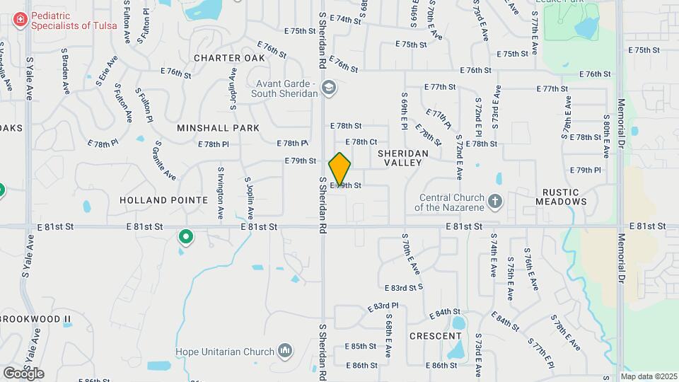 6604 E 79th St Map and Location Details