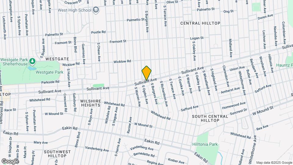 2643 Sullivant Ave Map and Location Details